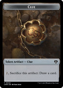 Clue // Construct (0041) Double-Sided Token [Commander Masters Tokens]-1