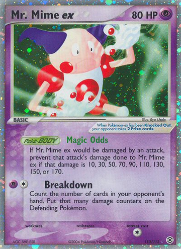 Sr. Mime ex (110/112) [EX: Rojo Fuego y Verde Hoja] 