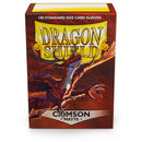 Dragon Shield: Standard 100ct Sleeves - Crimson (Matte)-1