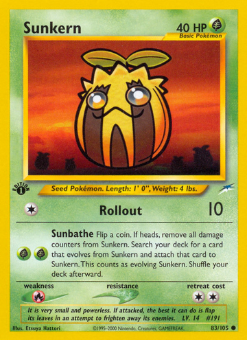 Sunkern (83/105) [Neo Destiny 1.ª edición] 
