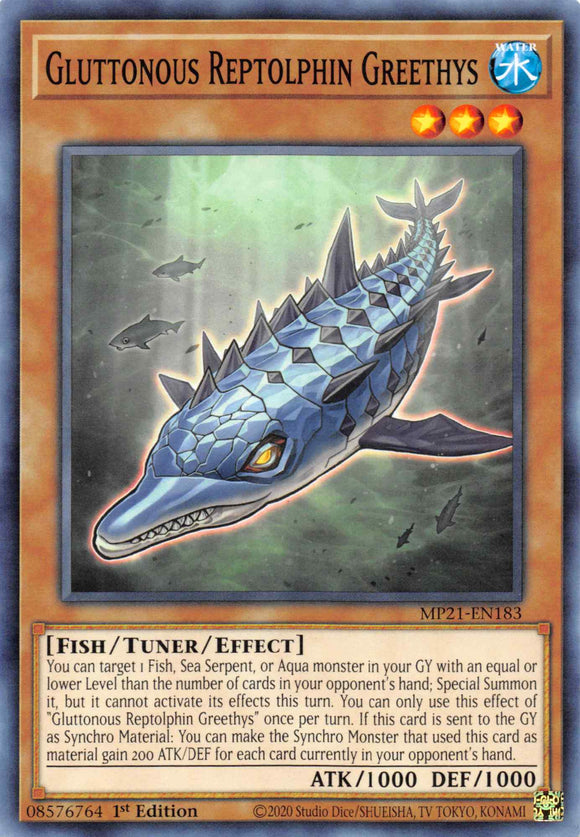 Reptolfín glotón Greethys [MP21-EN183] Común 