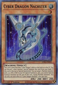 Cyber ​​Dragon Nachster (Verde) [LDS2-EN032] Ultra Raro 