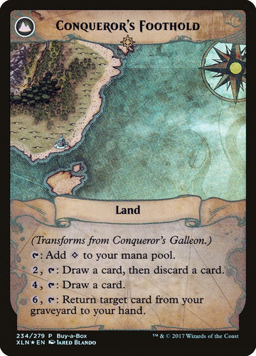 Conqueror's Galleon // Conqueror's Foothold (Buy-A-Box) [Ixalan Treasure Chest] - 0