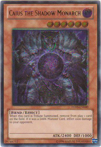 Caius el Monarca de las Sombras [TU03-EN000] Ultimate Rare 