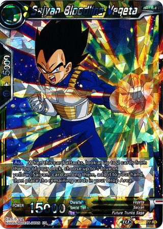 Vegeta de linaje Saiyan (BT7-077) [El asalto de los Saiyans] 
