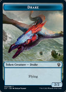 Drake // Elemental (002) Double-Sided Token [Commander 2021 Tokens]-1