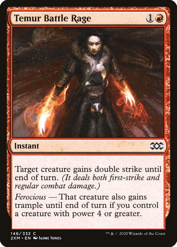 Furia de batalla de los temur [Doble maestría] 