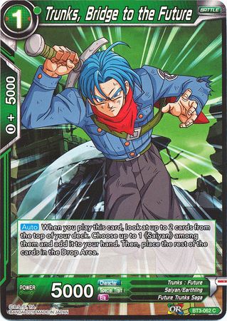 Trunks, Puente al futuro (BT3-062) [Mundos cruzados] 
