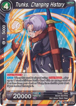 Trunks, cambiando la historia (DB3-108) [Fuerza gigante] 