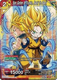 Son Goten y Trunks, espalda con espalda (EX09-05) [Saiyan Surge] 