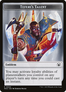 Elemental (02) // Emblema de talento de Teferi Ficha de doble cara [Fichas de comandante de March of the Machine] -2
