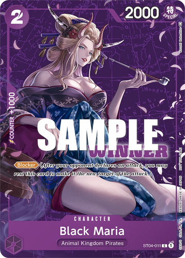 Black Maria (Paquete de torneo vol. 2) [Ganador] [Tarjetas de promoción de One Piece] 
