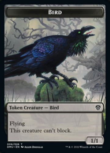 Bird (002) // Bird (006) Double-Sided Token [Dominaria United Tokens] - 0