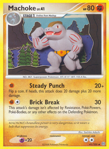 Machoke (41/100) [Diamante y Perla: Frente de tormenta] 