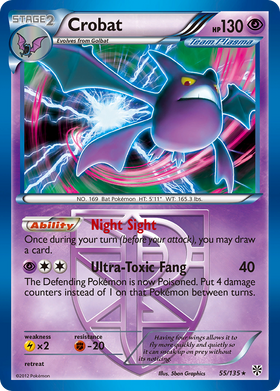 Crobat (55/135) [Blanco y negro: Tormenta de plasma] 