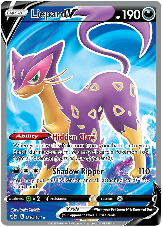 Liepard V (180/198) [Espada y escudo: reinado escalofriante] 