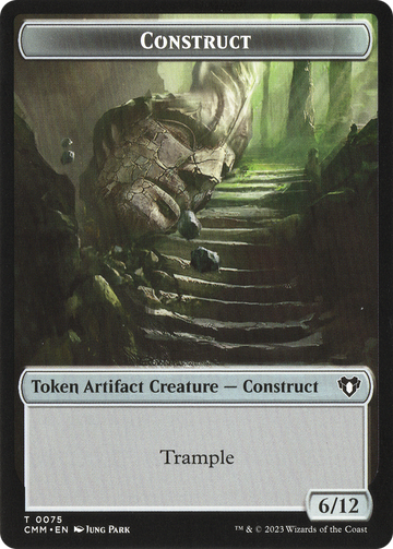 City's Blessing // Construct (0075) Double-Sided Token [Commander Masters Tokens] - 0