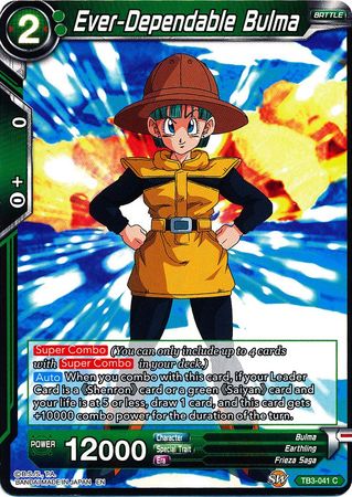 Bulma, siempre confiable (TB3-041) [Choque de destinos] 