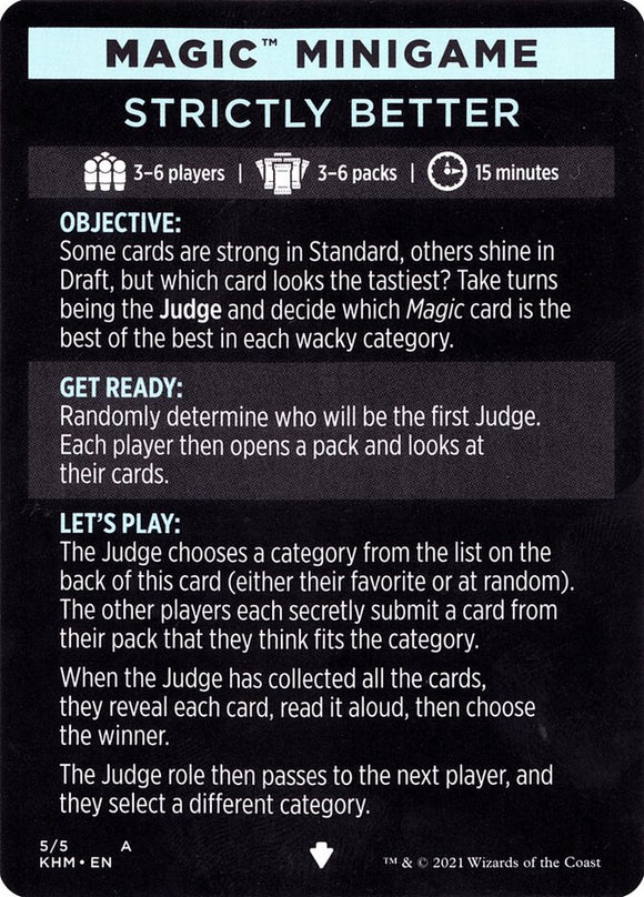 Strictly Better (Minijuego de magia) [Minijuego de Kaldheim] 
