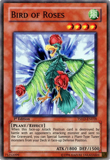 Pájaro de rosas [TSHD-EN018] Súper raro 