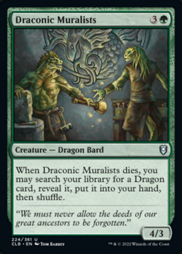 Muralistas dracónicos [Commander Legends: Battle for Baldur's Gate] 