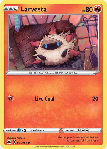 Larvesta (024/159) [Espada y escudo: corona cenit] 