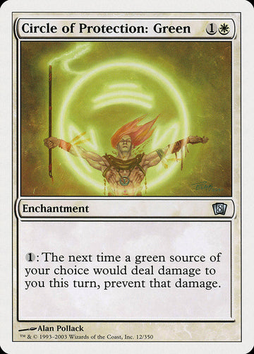 Círculo de protección: verde [Octava edición] 