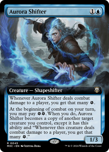 Aurora Shifter (ilustración ampliada) [Comandante de Modern Horizons 3] 
