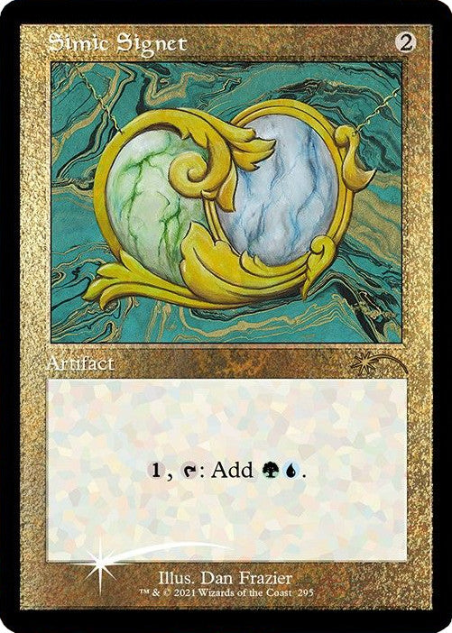 Simic Signet (Retro) (Grabado en papel de aluminio) [Serie Secret Lair Drop] 