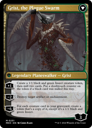 Grist, Voracious Larva // Grist, the Plague Swarm [Modern Horizons 3] - 0