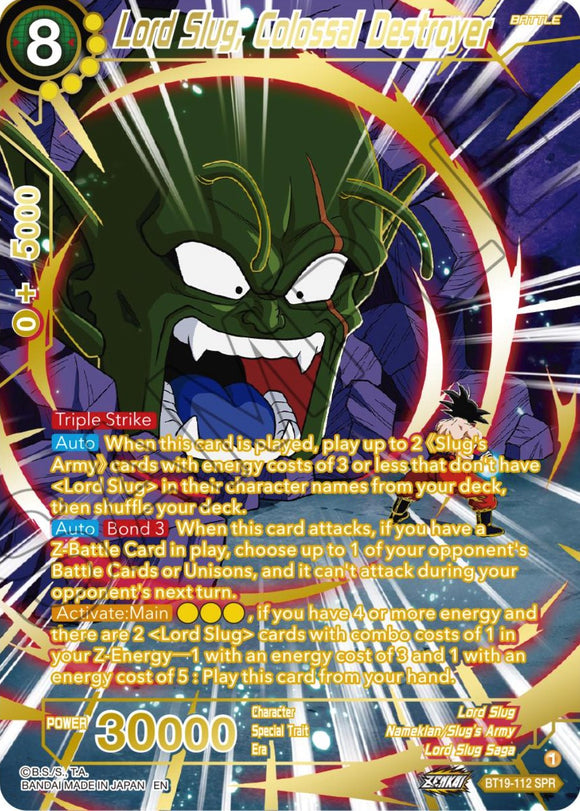 Lord Slug, Destructor Colosal (SPR) (BT19-112) [Ambición del luchador] 