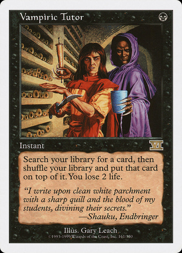 Tutor vampírico [Sexta edición clásica] 