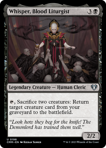 Susurro, Liturgista de la Sangre [Comandante Masters] 