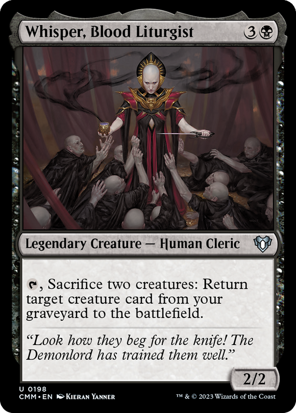 Susurro, Liturgista de la Sangre [Comandante Masters] 