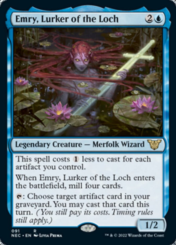Emry, el acechador del lago [Kamigawa: Neon Dynasty Commander] 