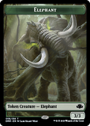 Elefante // Gato (003) Ficha de doble cara [Dominaria Remastered Tokens] -1