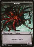 Spider // Guenhwyvar Double-Sided Token [Dungeons & Dragons: Adventures in the Forgotten Realms Tokens]-1