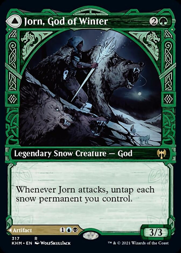 Jorn, dios del invierno // Kaldring, el Rimestaff (escaparate) [Kaldheim] 