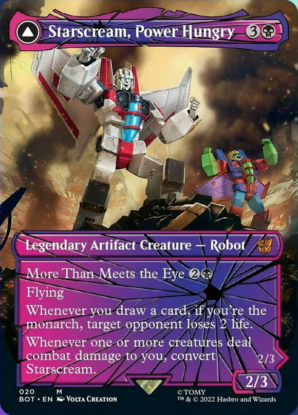 Starscream, Hambriento de poder // Starscream, Líder buscador (Shattered Glass) [Transformers] 