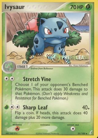 Ivysaur (35/100) (Promoción de prelanzamiento) [Nintendo: Black Star Promos] 