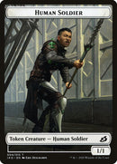 Cat Bird // Human Soldier (004) Double-Sided Token [Ikoria: Lair of Behemoths Tokens]-2