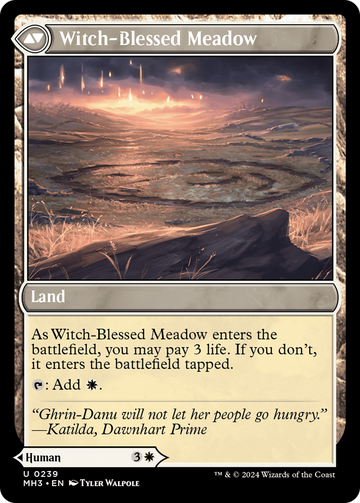 Bruja encantadora // Pradera bendecida por las brujas [Modern Horizons 3]  - 0