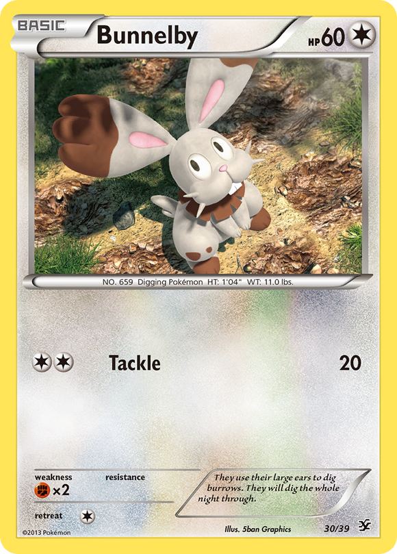 Bunnelby (30/39) [XY: Set de inicio de Kalos] 
