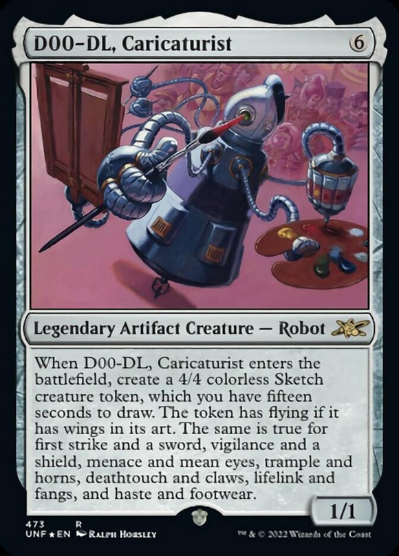 D00-DL, Caricaturista (Galaxy Foil) [Unfinity] 