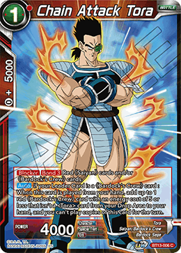 Ataque en cadena Tora (Común) (BT13-006) [Suprema rivalidad] 