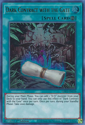 Contrato oscuro con la Puerta [GFP2-EN159] Ultra raro 