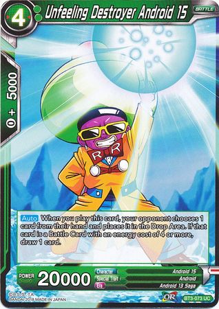 Androide 15 (BT3-073) Destructor insensible [Mundos cruzados] 