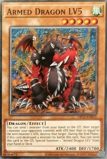 Dragón armado LV5 [OP15-EN015] Común 