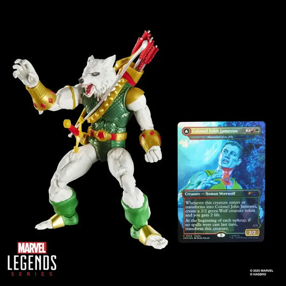 Hasbro - Collectibles - Spider-Man - Marvel Legends x Magic: The Gathering - Man-Wolf Action Figure - Collectibles - Multicolor