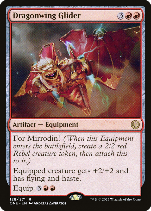 Planeador de alas de dragón [Phyrexia: Todos serán uno] 